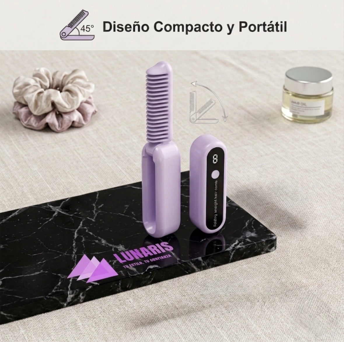 Cepillo alisador portátil-Lunaris™