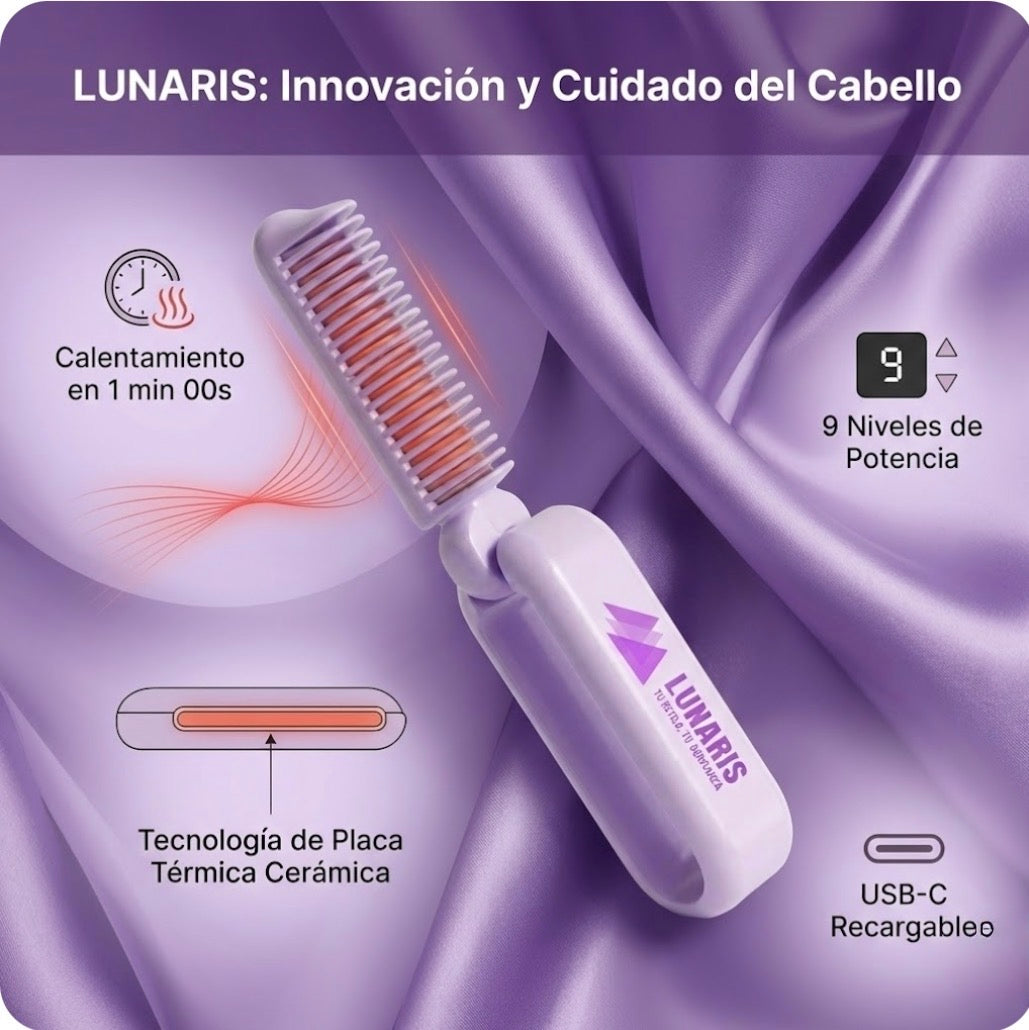 Cepillo alisador portátil-Lunaris™