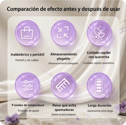 Cepillo alisador portátil-Lunaris™